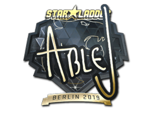 Sticker | ableJ (Gold) | Berlin 2019