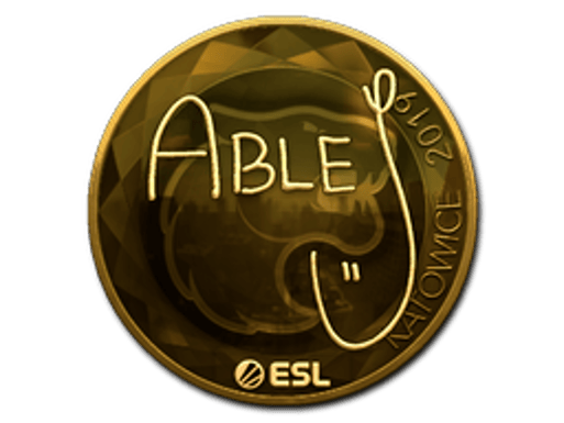 Sticker | ableJ (Gold) | Katowice 2019