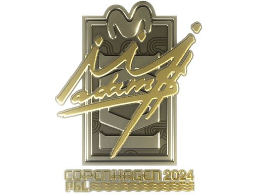 Sticker | adamS (Gold) | Copenhagen 2024