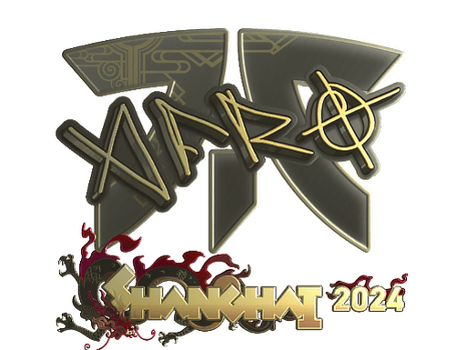 Sticker | afro (Gold) | Shanghai 2024