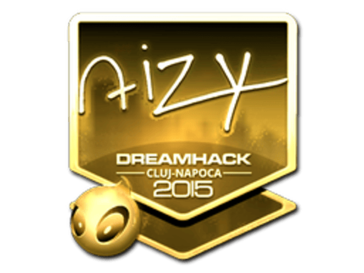 Sticker | aizy (Gold) | Cluj-Napoca 2015
