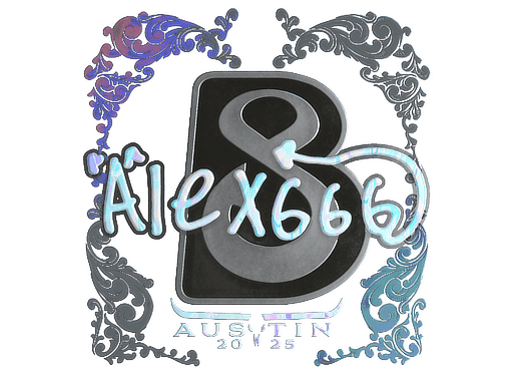 Sticker | alex666 (Holo) | Austin 2025