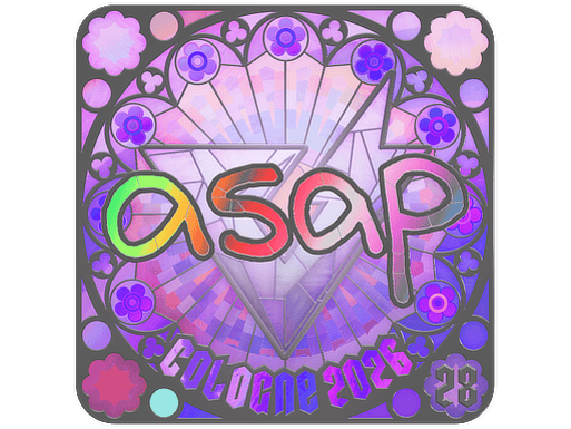 Sticker | asap (Holo, Ranked) | Cologne 2026