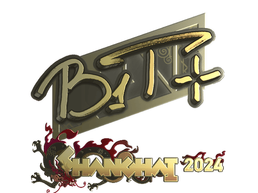 Sticker | b1t (Gold) | Shanghai 2024