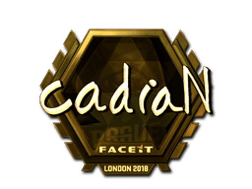Sticker | cadiaN (Gold) | London 2018