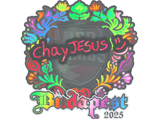 Sticker | chayJESUS (Holo) | Budapest 2025
