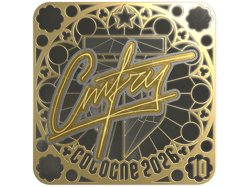Sticker | cmtry (Gold, Ranked) | Cologne 2026