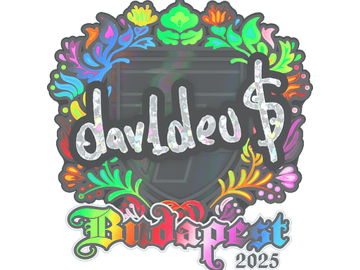 Sticker | dav1deuS (Holo) | Budapest 2025