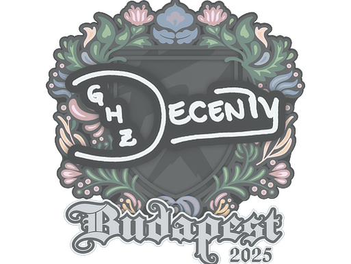 Sticker | decenty | Budapest 2025