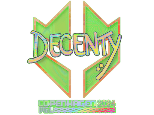 Sticker | decenty (Holo) | Copenhagen 2024