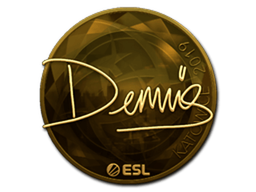 Sticker | dennis (Gold) | Katowice 2019