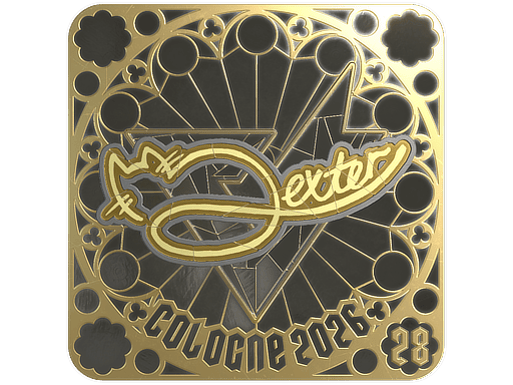 Sticker | dexter (Gold, Ranked) | Cologne 2026