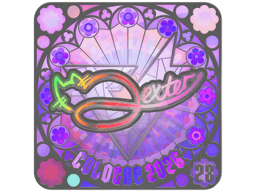 Sticker | dexter (Holo, Ranked) | Cologne 2026