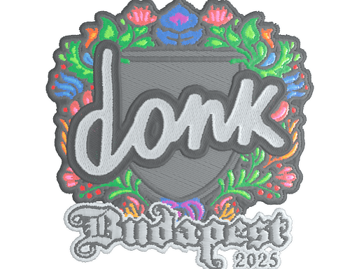 Sticker | donk (Embroidered) | Budapest 2025