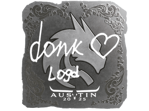 Sticker | donk (Foil) | Austin 2025