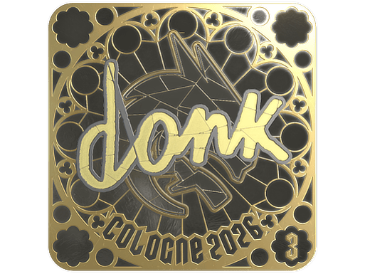 Sticker | donk (Gold, Ranked) | Cologne 2026