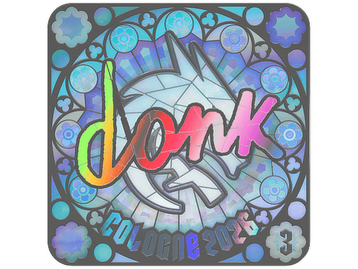 Sticker | donk (Holo, Ranked) | Cologne 2026