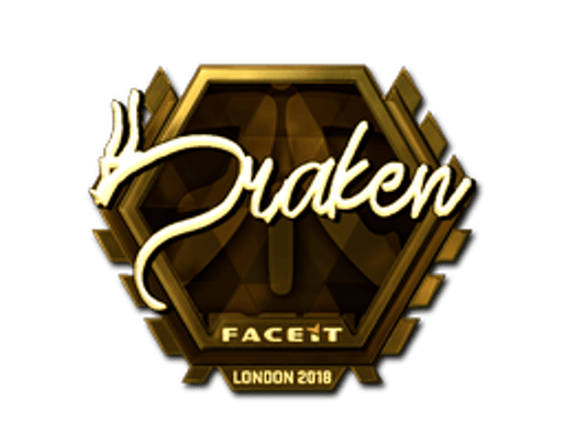 Sticker | draken (Gold) | London 2018