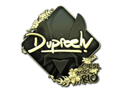 Sticker | dupreeh (Gold) | Rio 2022