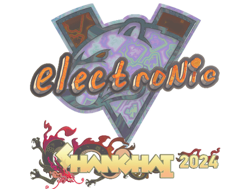 Sticker | electronic (Holo) | Shanghai 2024