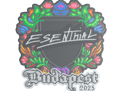 Sticker | esenthial (Embroidered) | Budapest 2025
