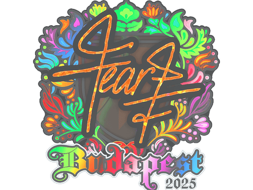 Sticker | fEAR (Holo) | Budapest 2025