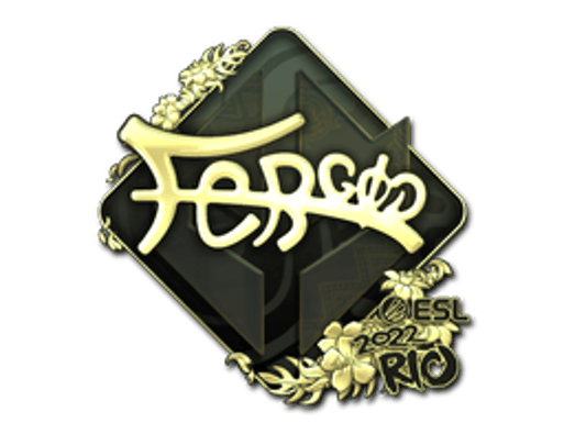 Sticker | fer (Gold) | Rio 2022