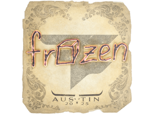 Sticker | frozen | Austin 2025