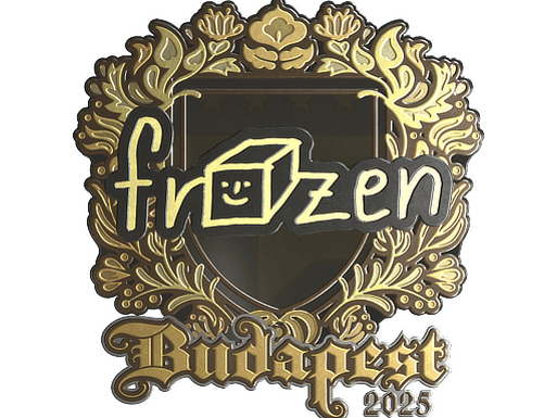 Sticker | frozen (Gold) | Budapest 2025