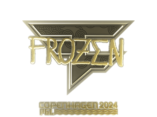 Sticker | frozen (Gold) | Copenhagen 2024