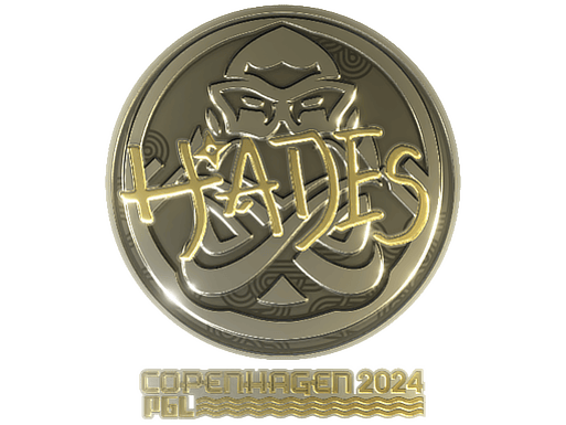 Sticker | hades (Gold) | Copenhagen 2024