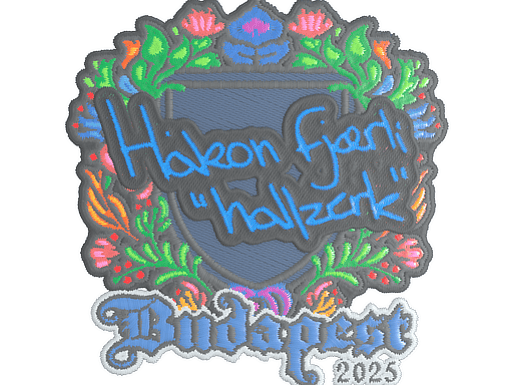 Sticker | hallzerk (Embroidered) | Budapest 2025