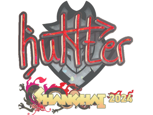Sticker | huNter- (Glitter) | Shanghai 2024