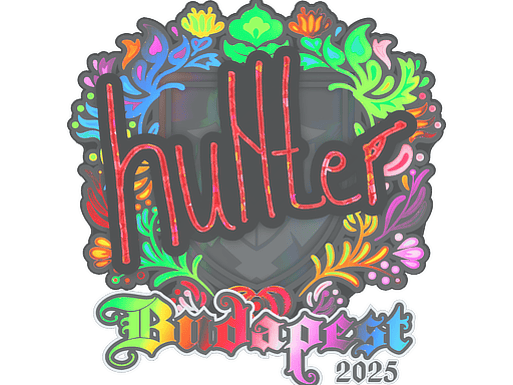 Sticker | huNter- (Holo) | Budapest 2025