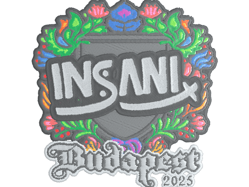 Sticker | insani (Embroidered) | Budapest 2025