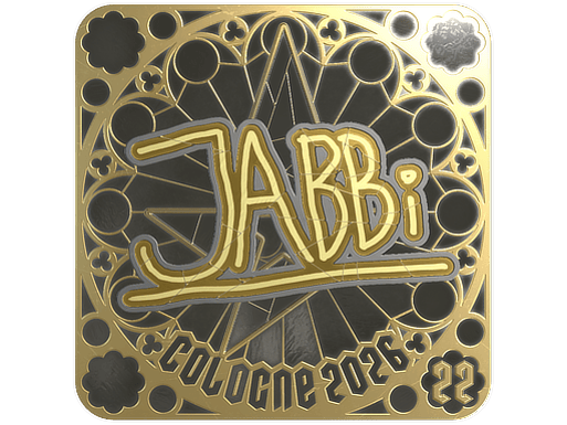 Sticker | jabbi (Gold, Ranked) | Cologne 2026