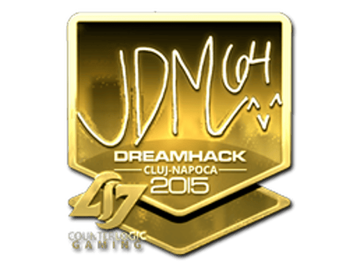 Sticker | jdm64 (Gold) | Cluj-Napoca 2015