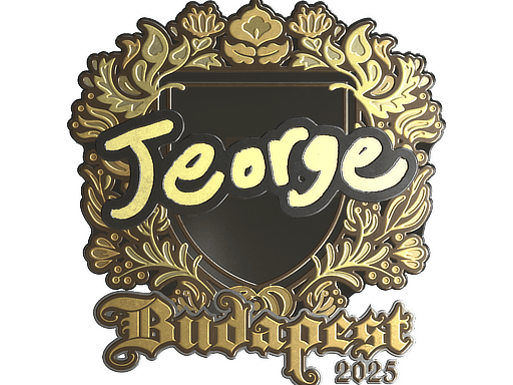Sticker | jeorge (Gold) | Budapest 2025