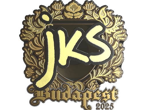 Sticker | jks (Gold) | Budapest 2025