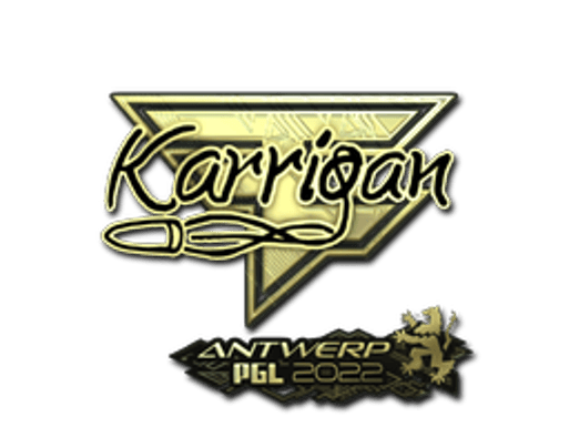 Sticker | karrigan (Gold) | Antwerp 2022