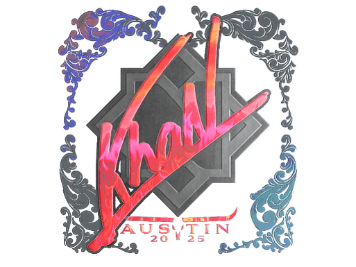 Sticker | khaN (Holo) | Austin 2025