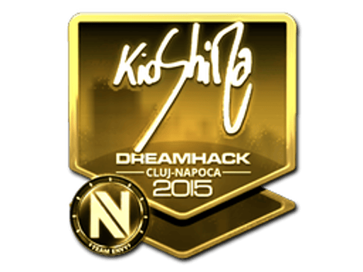 Sticker | kioShiMa (Gold) | Cluj-Napoca 2015