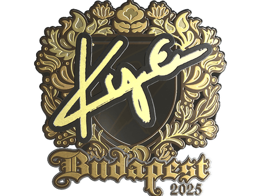 Sticker | kye (Gold) | Budapest 2025