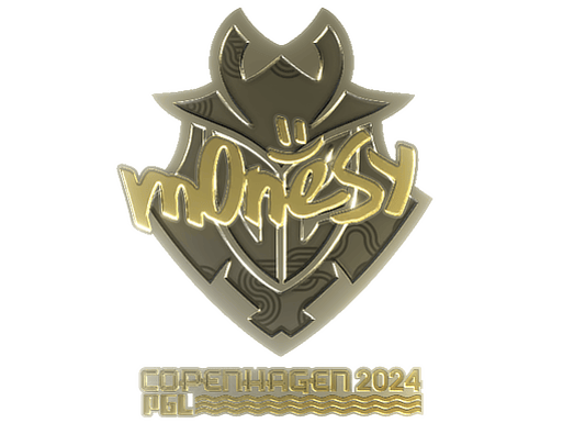 Sticker | m0NESY (Gold) | Copenhagen 2024