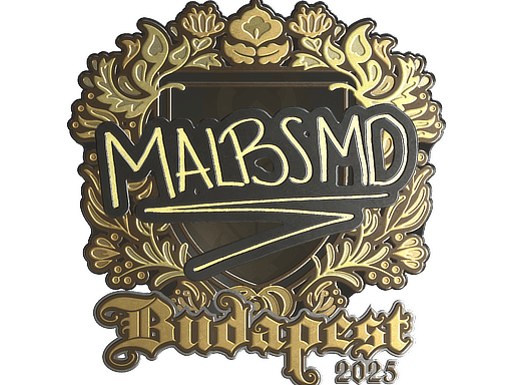 Sticker | malbsMd (Gold) | Budapest 2025