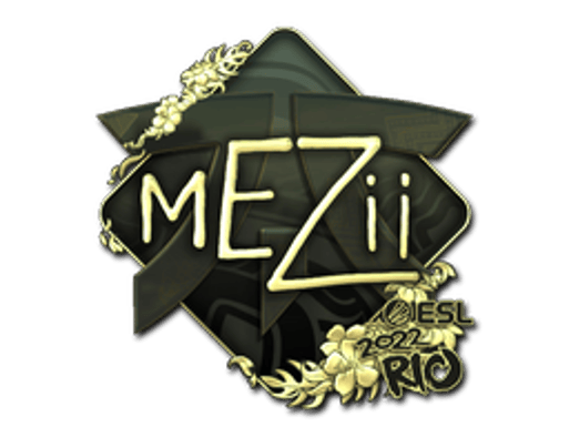 Sticker | mezii (Gold) | Rio 2022