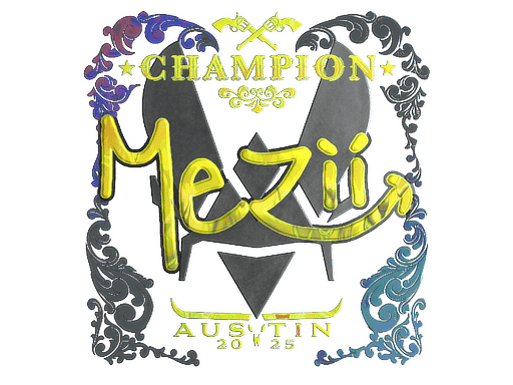Sticker | mezii (Holo, Champion) | Austin 2025