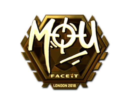 Sticker | mou (Gold) | London 2018