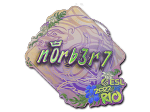 Sticker | n0rb3r7 (Holo) | Rio 2022
