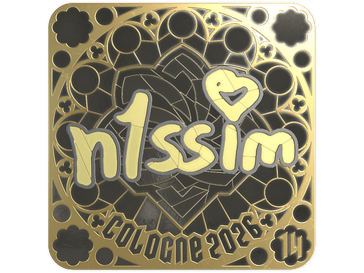 Sticker | n1ssim (Gold, Ranked) | Cologne 2026